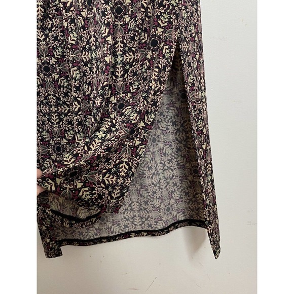 BCBGeneration Womens Black Sleeveless Knit Floral Casual Midi Dress Size M New - Picture 2 of 7